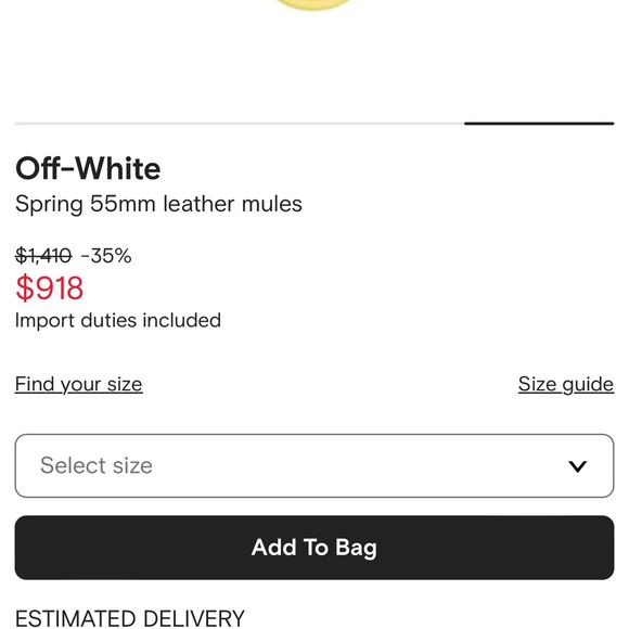 Off White Heels - Picture 5 of 8